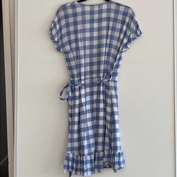 Rails Brigitte Wrap Mini Dress Buffalo check - Picture 8 of 8